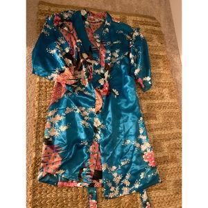 Silk robe